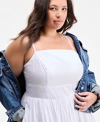 On 34th Trendy Plus Square-Neck Maxi Dress, Exclusively at Macy's