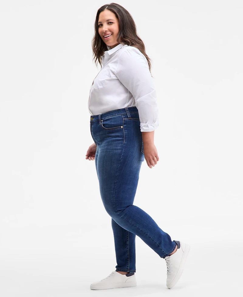 On 34th Trendy Plus Mid-Rise Skinny Jeans, Exclusively at Macy's