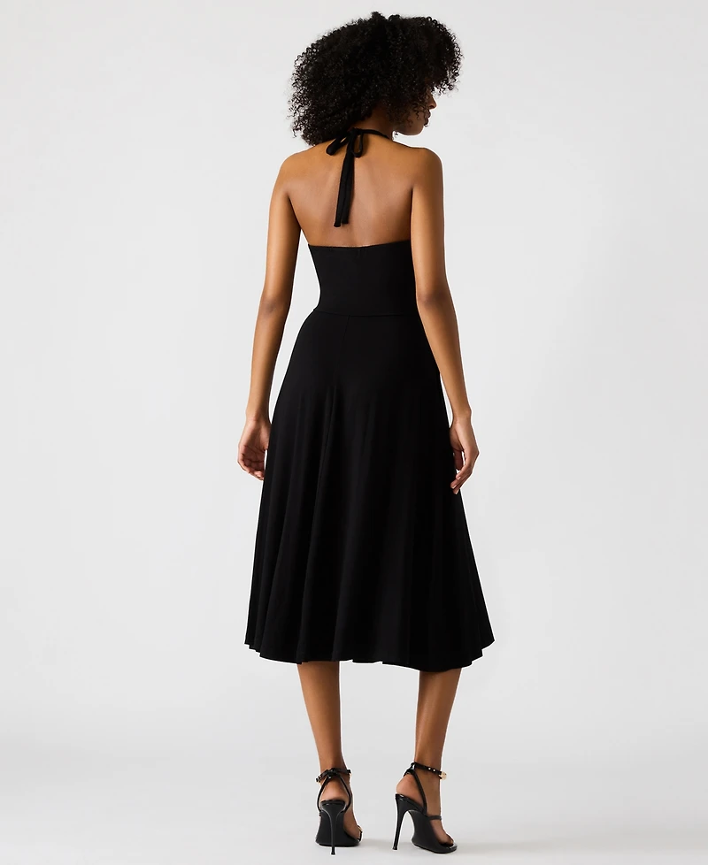 Steve Madden Women's Hazel Halter Midi Dress