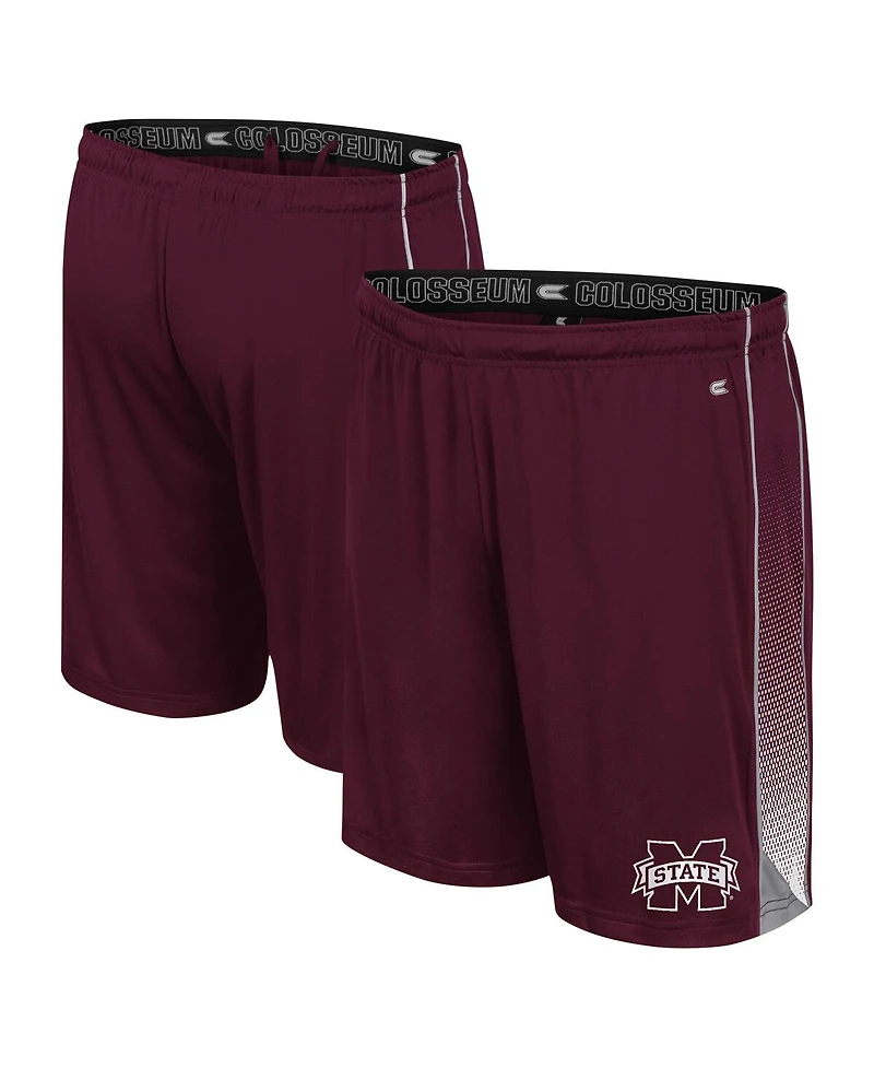 Colosseum Men's Maroon Mississippi State Bulldogs Online Shorts