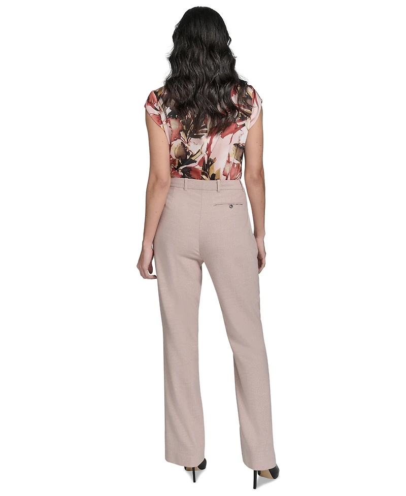 Calvin Klein Petite High Rise Modern Fit Pants