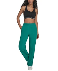 Calvin Klein Performance Women's High-Waist Straight-Leg Sweatpants