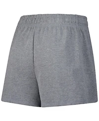 Fanatics Women's Heather Gray Boston Bruins Logo Shorts
