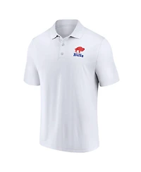 Fanatics Men's White Buffalo Bills Polo Shirt