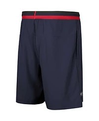 Outerstuff Men's Navy New England Patriots Cool Down Tri-Color Elastic Training Shorts