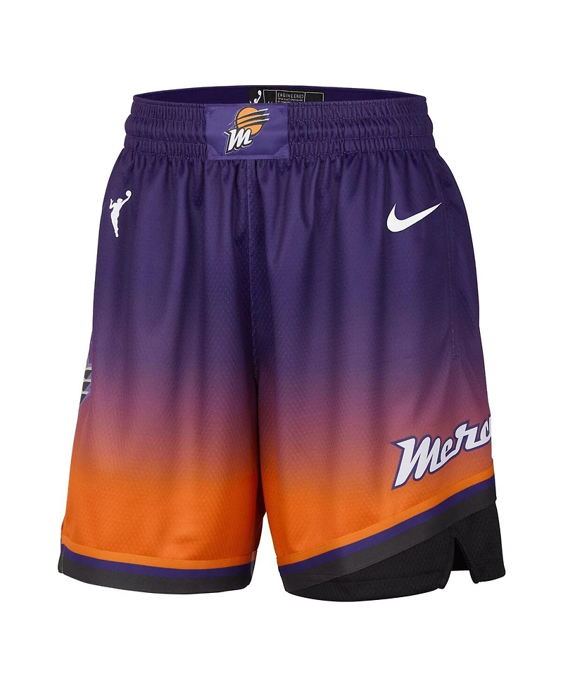 Nike Women's Purple Phoenix Mercury On-Court Victory Performance Shorts