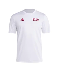 Adidas Men's White St. Louis City Sc Local Wrap T-Shirt