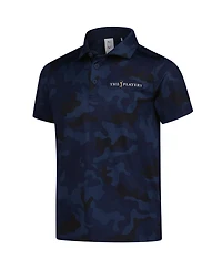 Puma Big Boys and Girls Navy The Players Mattr Volition Camo Polo Shirt