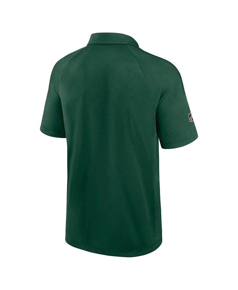 Fanatics Men's Green Minnesota Wild Authentic Pro Rink Polo Shirt