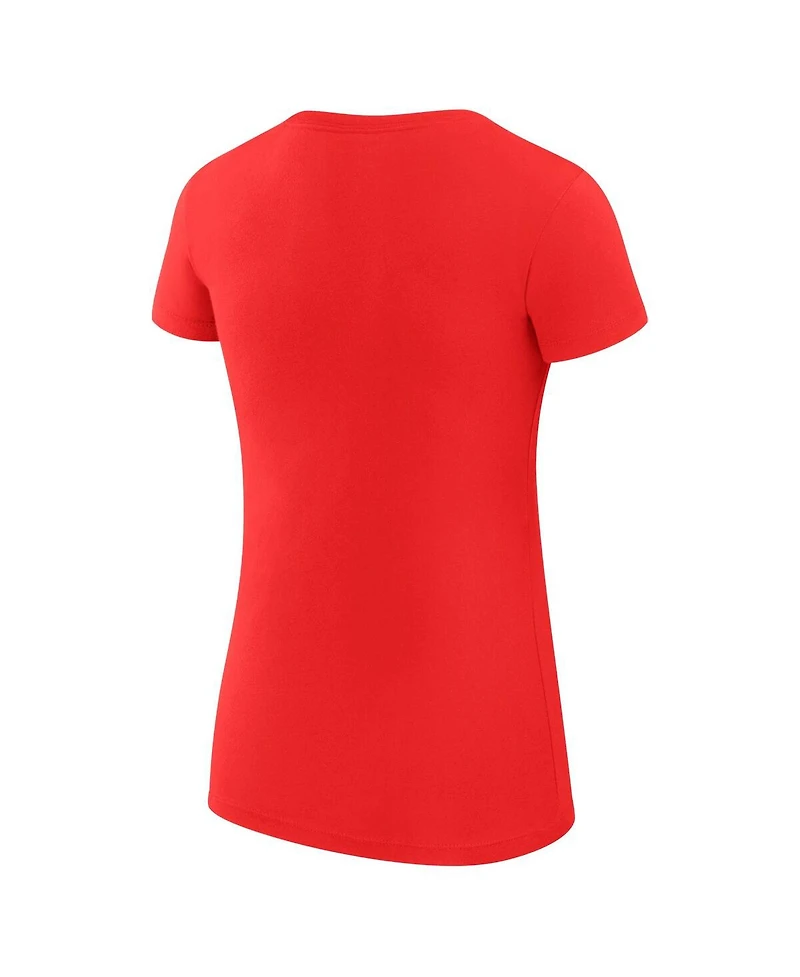G-iii 4Her by Carl Banks Women's Red Boston Red Sox City Graphic Fitted T-Shirt