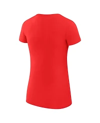 G-iii 4Her by Carl Banks Women's Red Boston Red Sox City Graphic Fitted T-Shirt