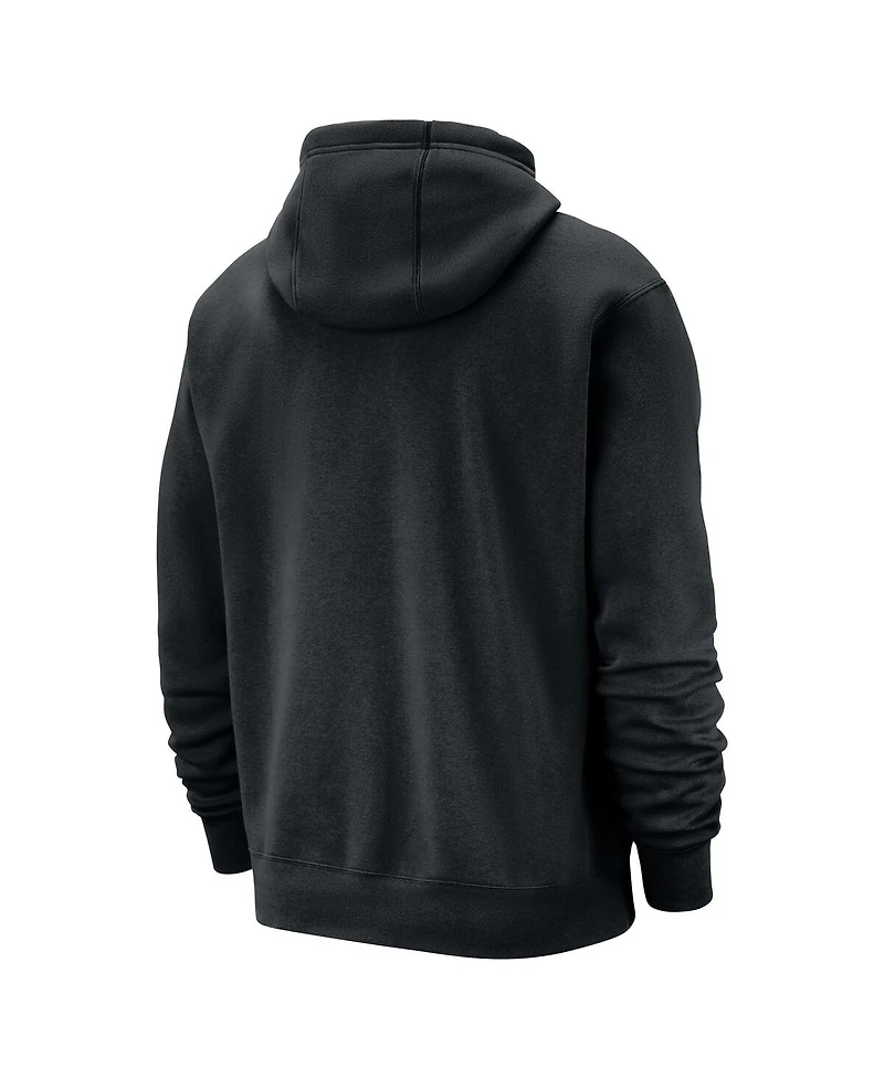 Nike Men's Black Dallas Mavericks Courtside Club Pullover Hoodie