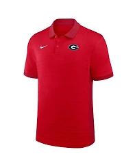 Nike Men's Red Georgia Bulldogs 2025 Early Season Coaches Sideline Victory Stripe Performance Polo Shirt