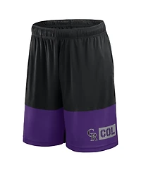 Fanatics Men's Black Colorado Rockies Best of the Shorts