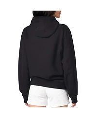 G-iii 4Her by Carl Banks Women's Black San Francisco Giants Leopard Heart Pullover Hoodie