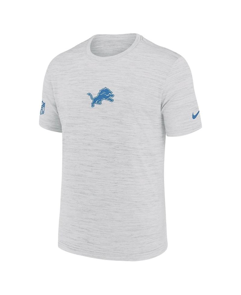 Nike Men's Ash Detroit Lions Sideline Velocity Performance T-Shirt