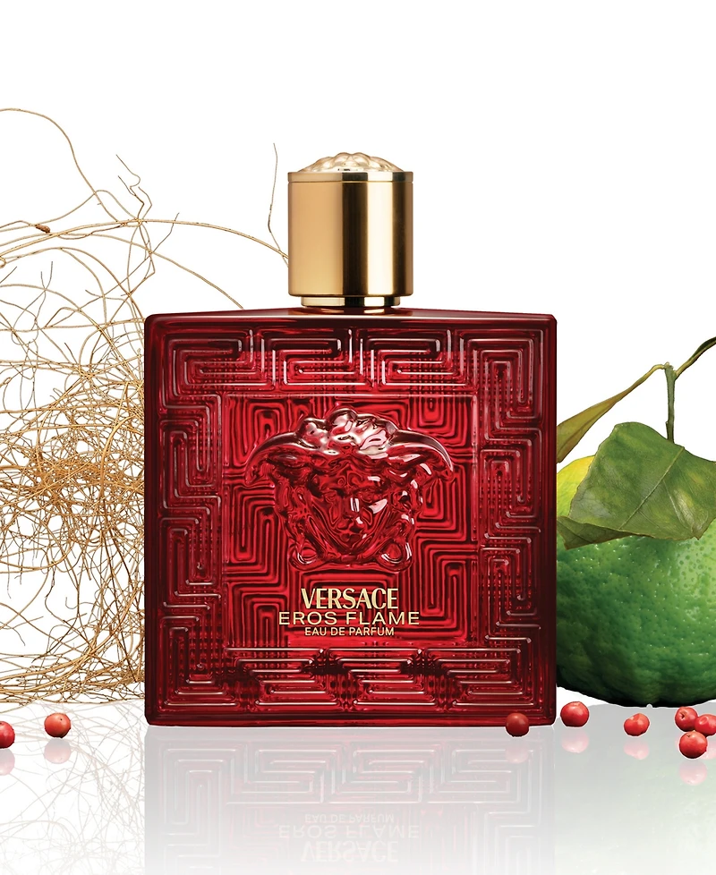 Versace Eros Flame Eau de Parfum 2-Piece Summer Set with Backpack, Limited Edition