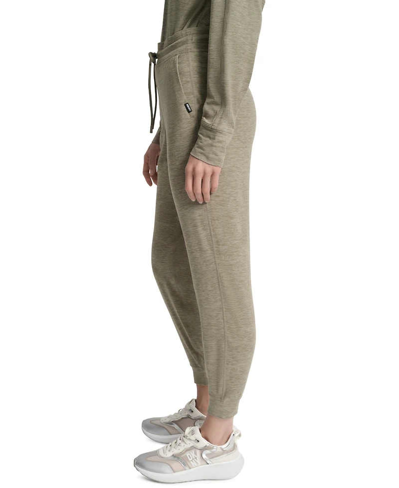 Dkny Sport Women's Spacedye High-Waist Slim Joggers