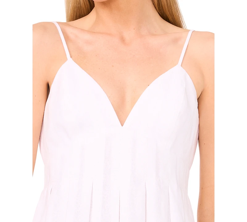 Parker Women's The Kamri Linen-Blend Peplum Top