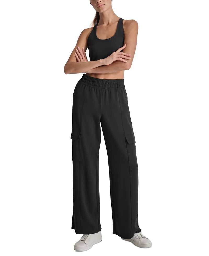 Dkny Sport Women's Highline Scuba Cargo Pants