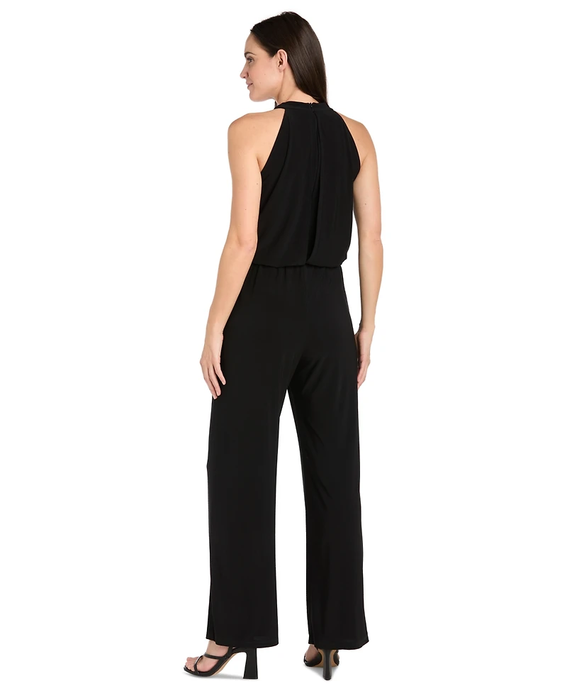 R & M Richards Women's Halter Jumpsuit
