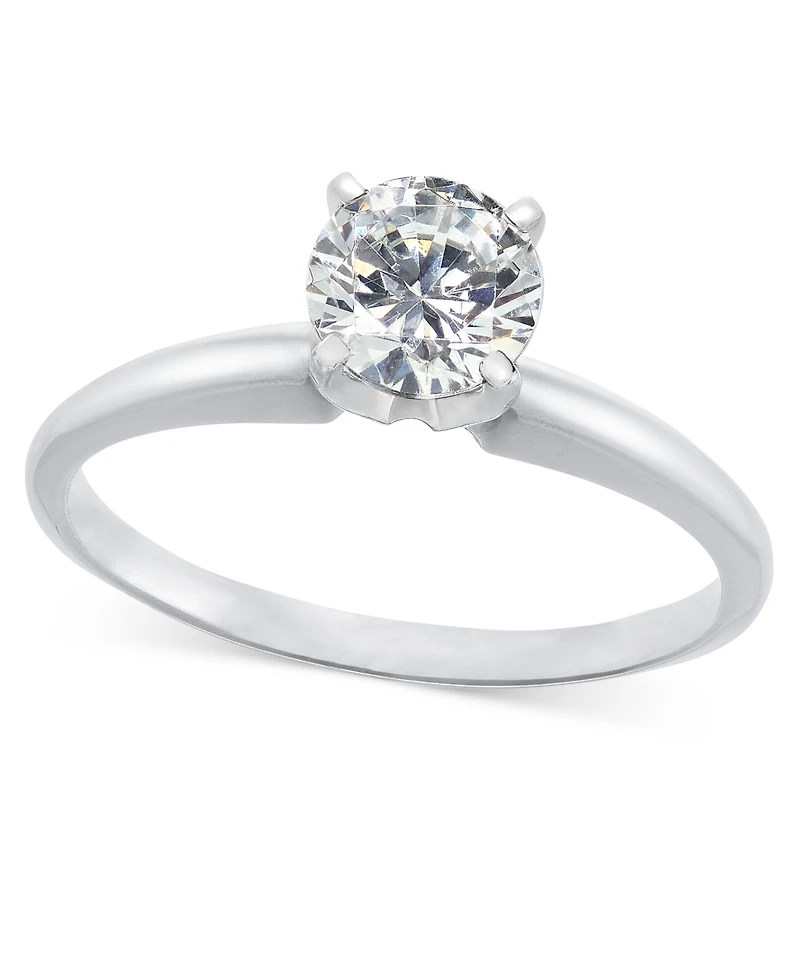 Diamond (1 ct. t.w.) Engagement Ring 14K White, Yellow or Rose Gold