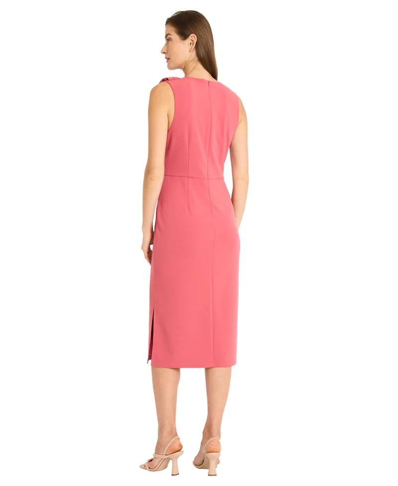 Maggy London Women's Sleeveless Midi Dress