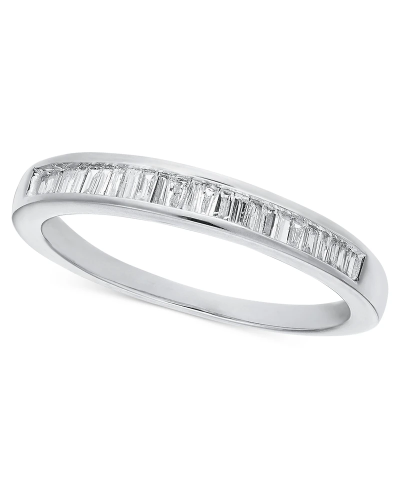 Diamond Baguette Band (1/7 ct. t.w.) 14k White Gold, or Rose Gold