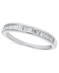 Diamond Baguette Band (1/7 ct. t.w.) 14k White Gold, or Rose Gold