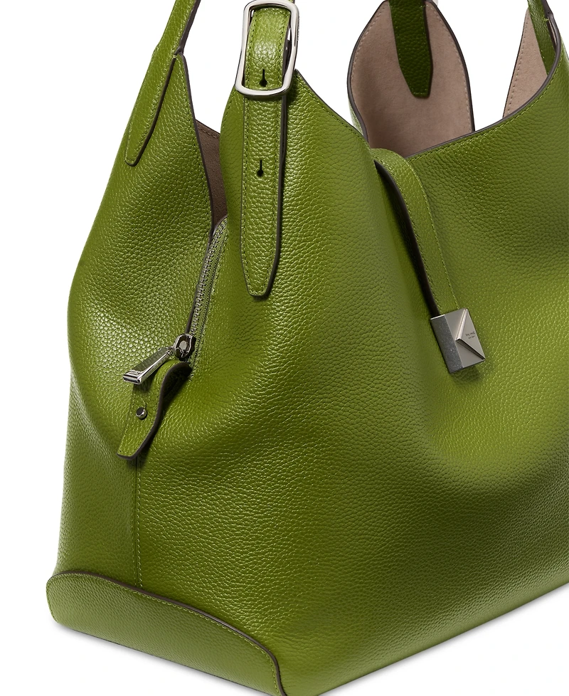 kate spade new york Deco Large Pebbled Leather Shoulder Bag