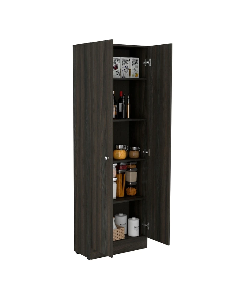 Depot E-shop Dakari Multistorage Double Door Cabinet, Five Shelves