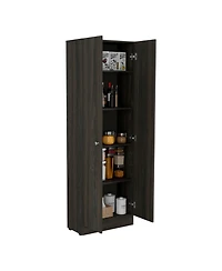 Depot E-shop Dakari Multistorage Double Door Cabinet, Five Shelves