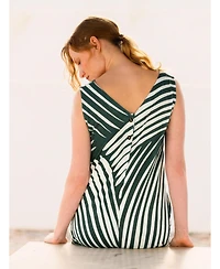 Celtic & Co. Women's Slub Jersey S/L Midi Dress