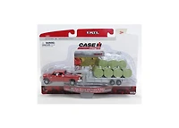 1/64th Dodge Ram Pickup w/Gooseneck Trailer & Bales by Ertl