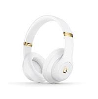 Beats Studio 3 Wireless Over-Ear Noise Cancelling Headphones with Usb C Wall Adapter Charger - Matte White - MX3Y2LL/A