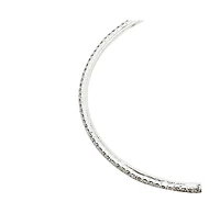 Sohi Silver-Plated American Hoop Earring