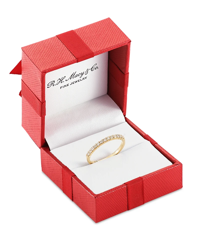 Diamond Band (1/4 ct. t.w.) 14k White, Yellow, or Rose Gold