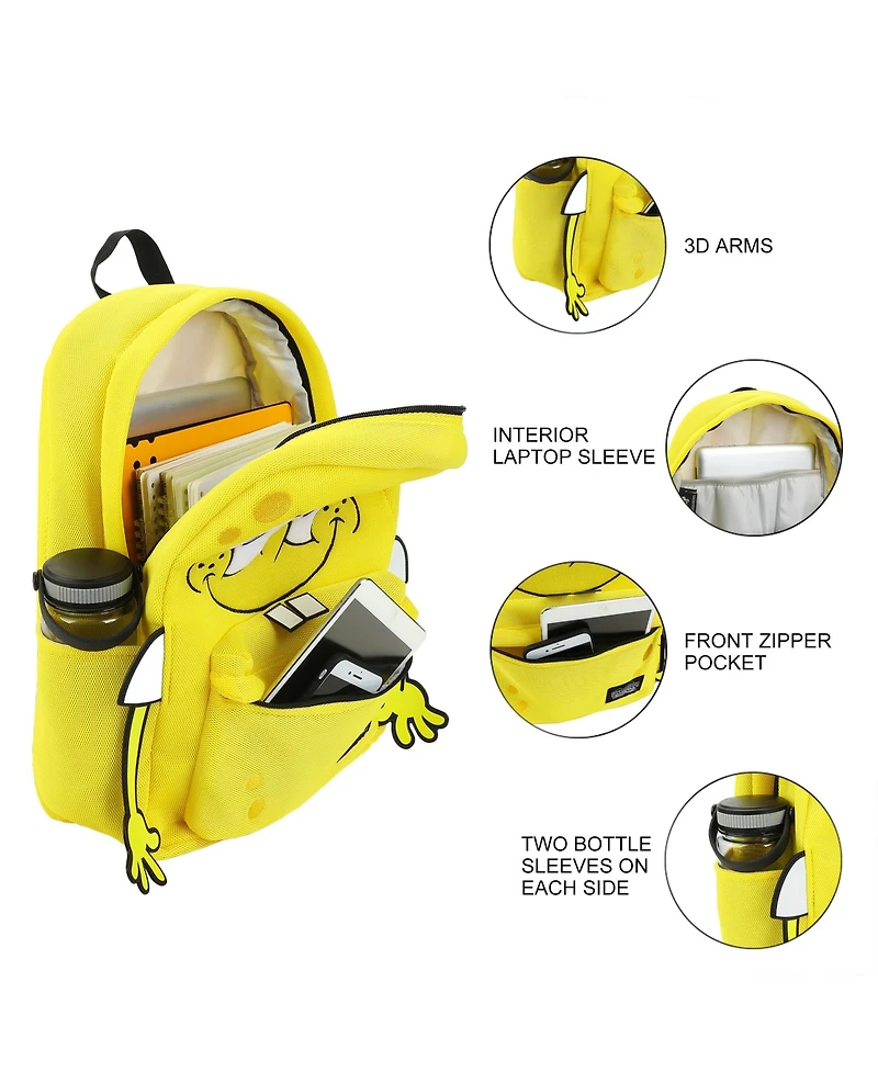 Spongebob Squarepants Character 17" Backpack