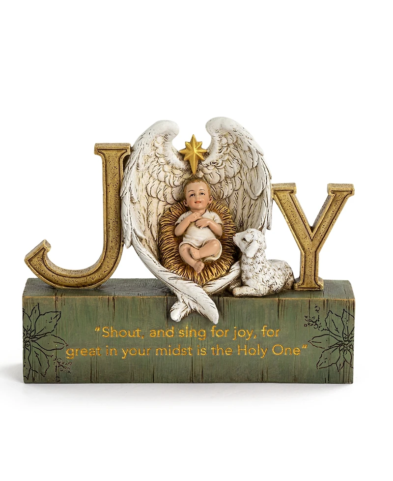 Napco 6" Joy Baby Jesus in Angel Wings