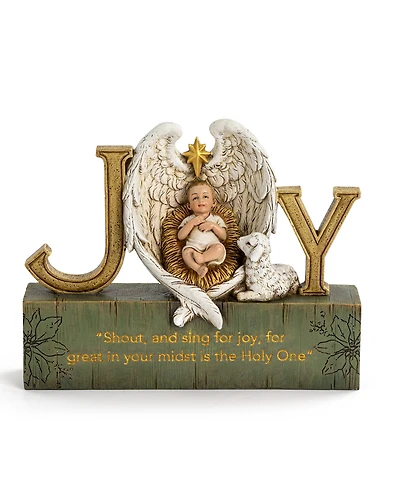 Napco 6" Joy Baby Jesus in Angel Wings