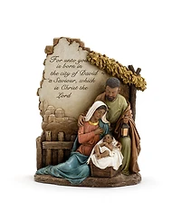Napco 10.25" African American "For Unto You a Child is Born" Nativity