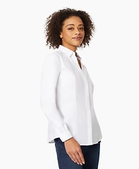 Jones New York Petite Button Down Blouse