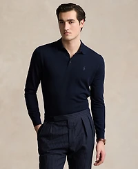 Polo Ralph Lauren Men's Wool Polo-Collar Sweater