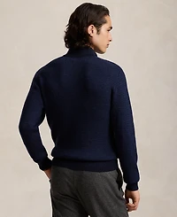Polo Ralph Lauren Men's Washable Wool Quarter-Zip Sweater