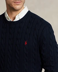 Polo Ralph Lauren Men's Big & Tall Cable-Knit Cotton Sweater