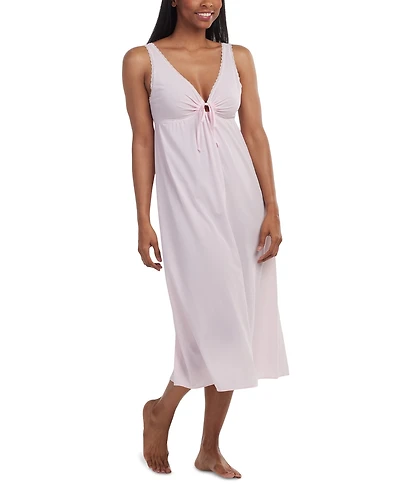 Miss Elaine Women's Sleeveless Keyhole Nightgown