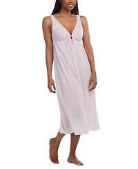 Miss Elaine Women's Sleeveless Keyhole Nightgown