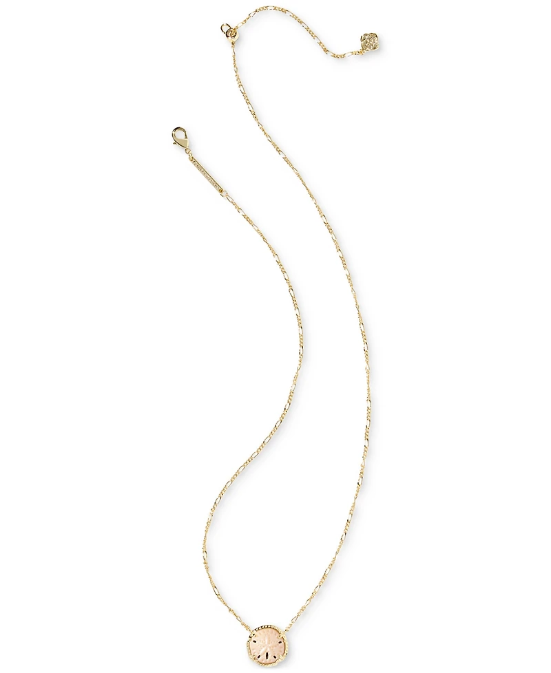 Kendra Scott Sand Dollar Short Pendant Necklace, 17-2/5" + 3" extender