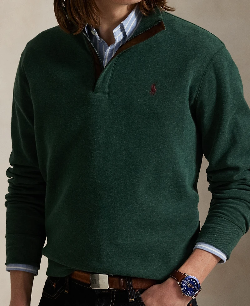 Polo Ralph Lauren Men's Luxury Jersey Quarter-Zip Pullover
