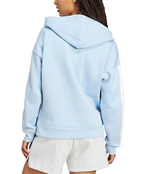 adidas Women's 3-Stripe Logo Zip Hooded Track Jacket